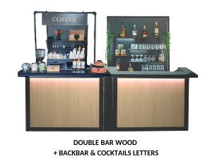 double cocktailbar letters